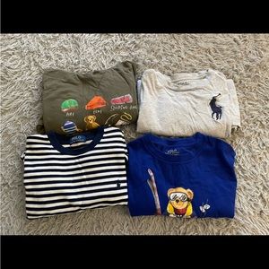 Boys long sleeve Ralph Lauren lot of 4 tops sz large 14-16